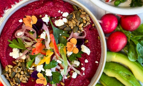 Whipped beetroot and butterbean hummus | Bidfood recipe