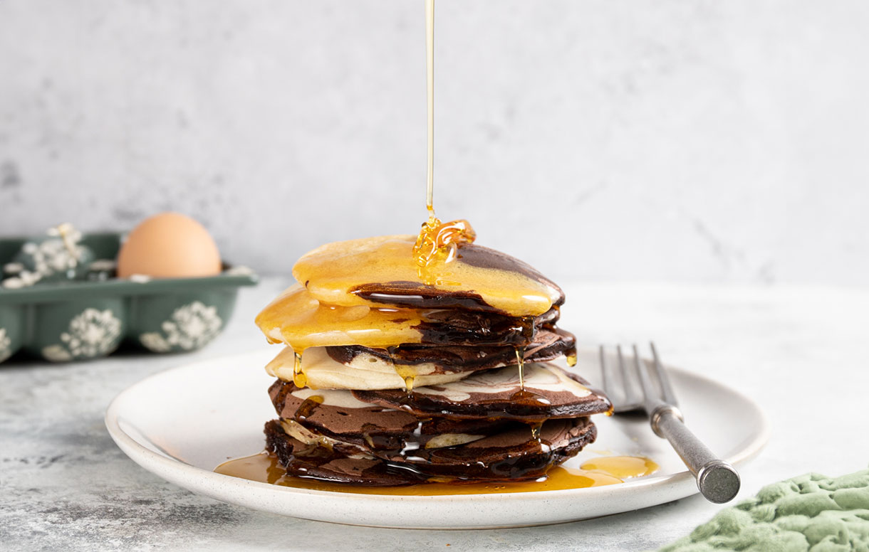 Lyle’s chocolate marbled pancakes - Bidfood