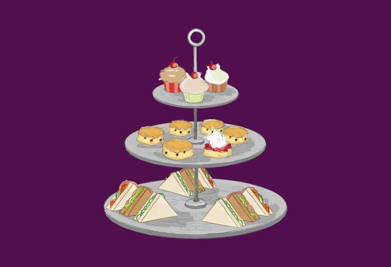 Care homes: plan your afternoon tea using Bidfood Direct