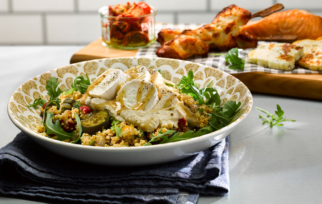 Cous cous and goats cheese salad - Bidfood