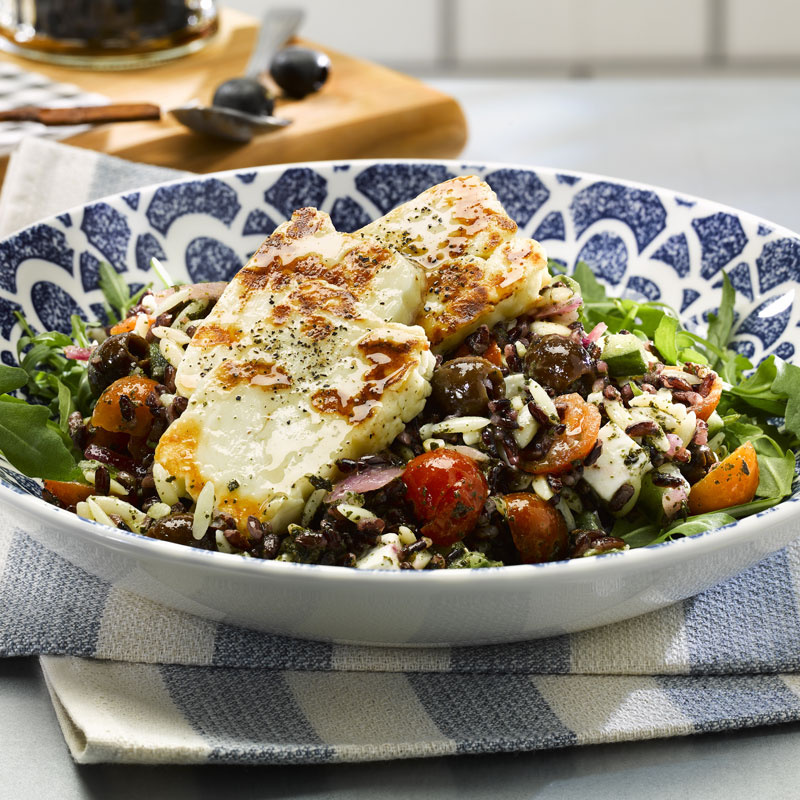 Couscous and goats cheese salad