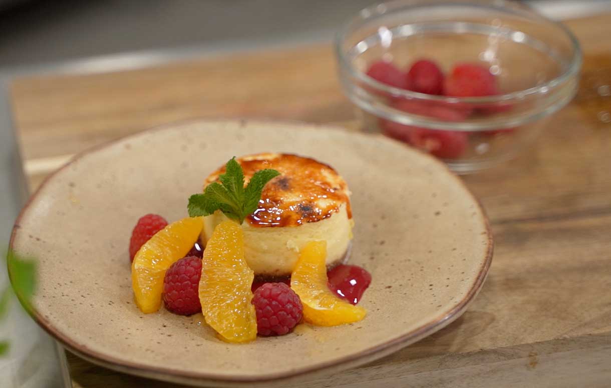 Crème brulee cheesecake - Bidfood