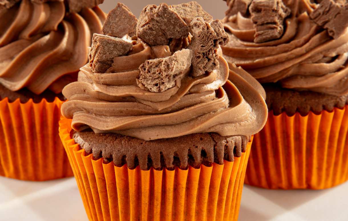 Cadbury chocolate orange cup cake