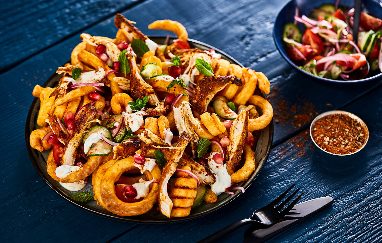 Lamb Weston chicken shawarma twister fries - Bidfood