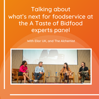 Talking about what's next for foodservice at the A Taste of Bidfood experts panel