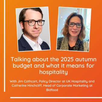 Talking about the 2025 autumn budget and what it means for hospitality