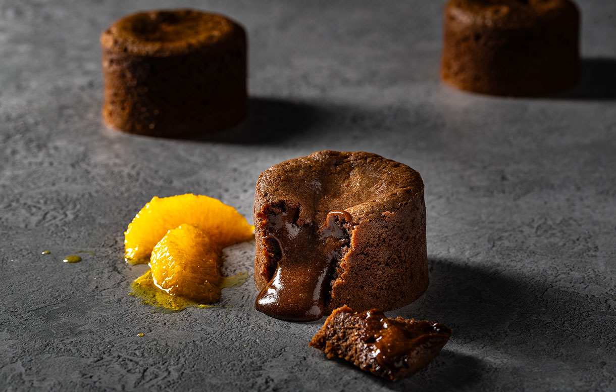 Callebaut orange chocolate fondant - Bidfood