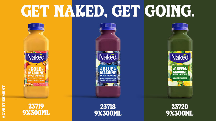 Get Naked, Get Going!
