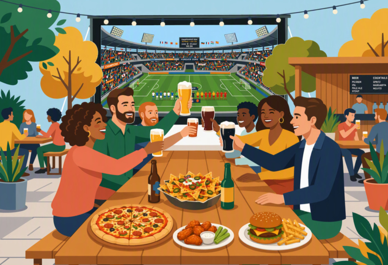 How to build menus around live sporting events