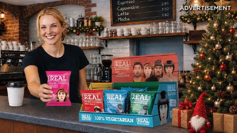 REAL hand cooked crisps